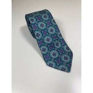 Daniel Cremieux Paisley 100%‎ Silk Neck Tie Made In Italy W 3" L 64"